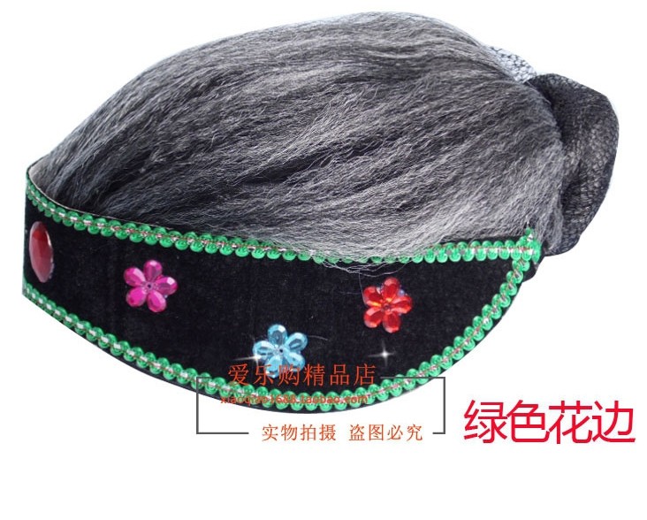 老爷爷西游记老头子头套拐杖三打白骨精假发头饰聚会装饰假发