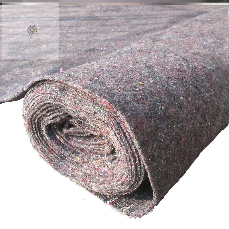 黑心棉防寒毡盖布保养养路保温大棚工程被防撞盖房毡毯土工布毛毡