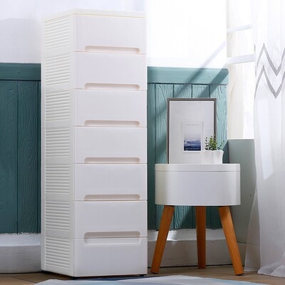 夹缝收纳柜抽屉式缝隙储物柜子窄缝箱超窄房置5架202物厨35cm宽