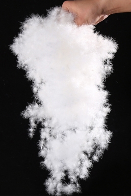 一斤装散装羽绒新国n标90白鸭绒鹅绒大朵羽绒服被枕芯填充物原料