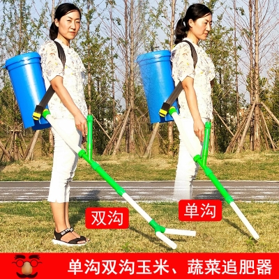 手动化肥工具机撒肥手t动器玉米机小型农业追肥神器机械施