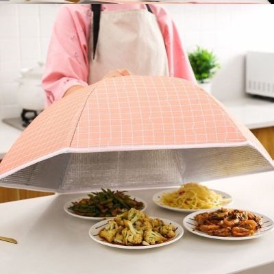 保温菜罩家用盖j饭菜罩子冬季可折叠食物防尘餐桌罩遮剩菜剩饭神售价