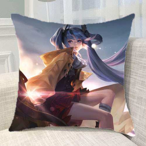 新者尚香靠垫床头汽车沙发抱枕孙尚香刘备恋人动漫毛绒