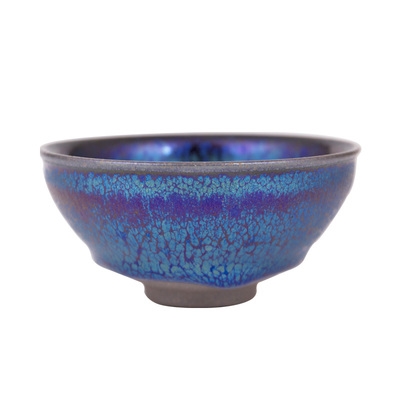 decleor建阳名家余秋华建盏茶杯主人杯纯手工铁胎建盏