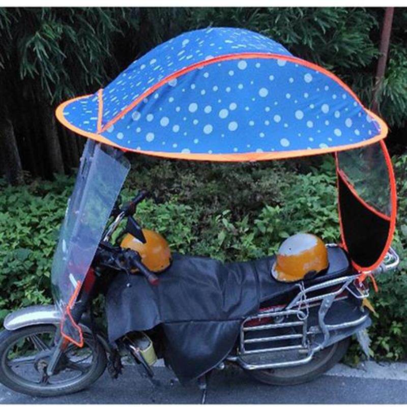 新品12515j0男装摩r托车雨棚遮雨蓬防风雨摩托车架子遮阳伞挡风