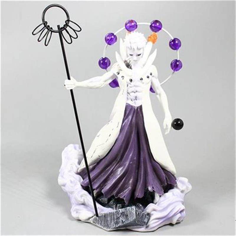 现货模型手办pvc盒装六道仙人十尾火影波带公仔手办