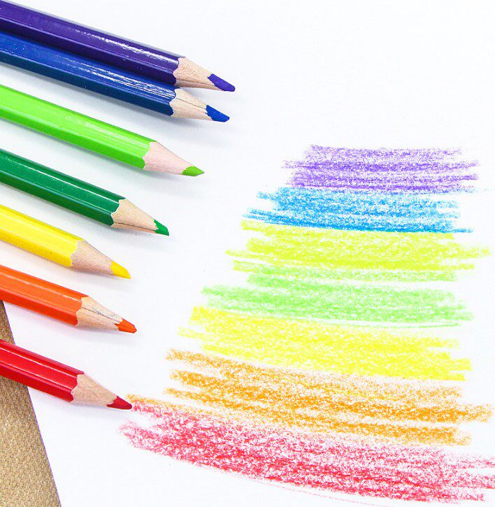 高档生水水彩笔尖头水溶性礼盒小孩幼儿园女孩蜡笔水彩笔