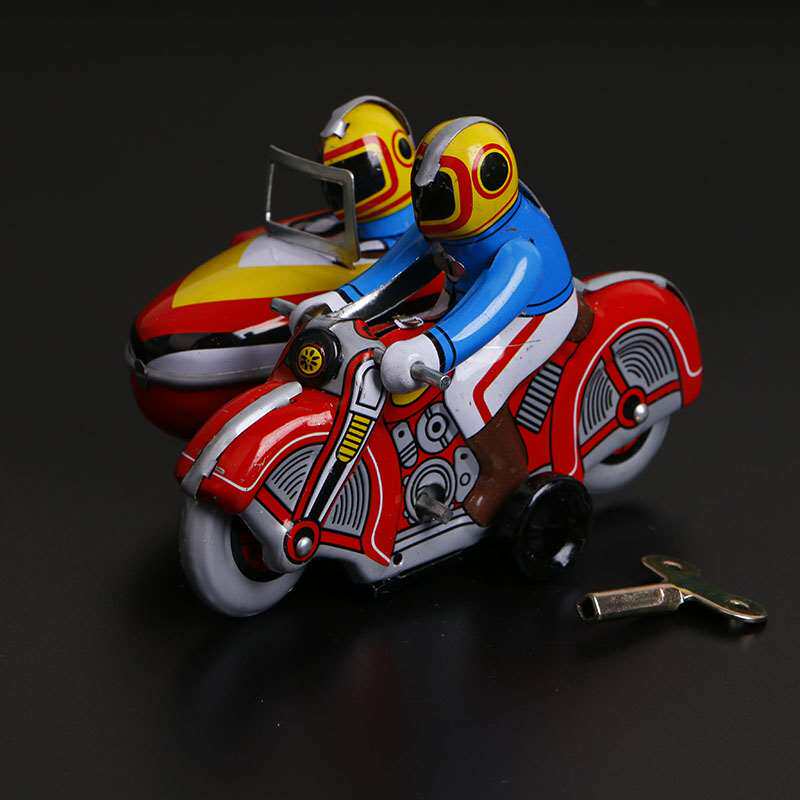 铁皮玩具复古怀旧经典老铁儿童发条电车地摊发条玩具