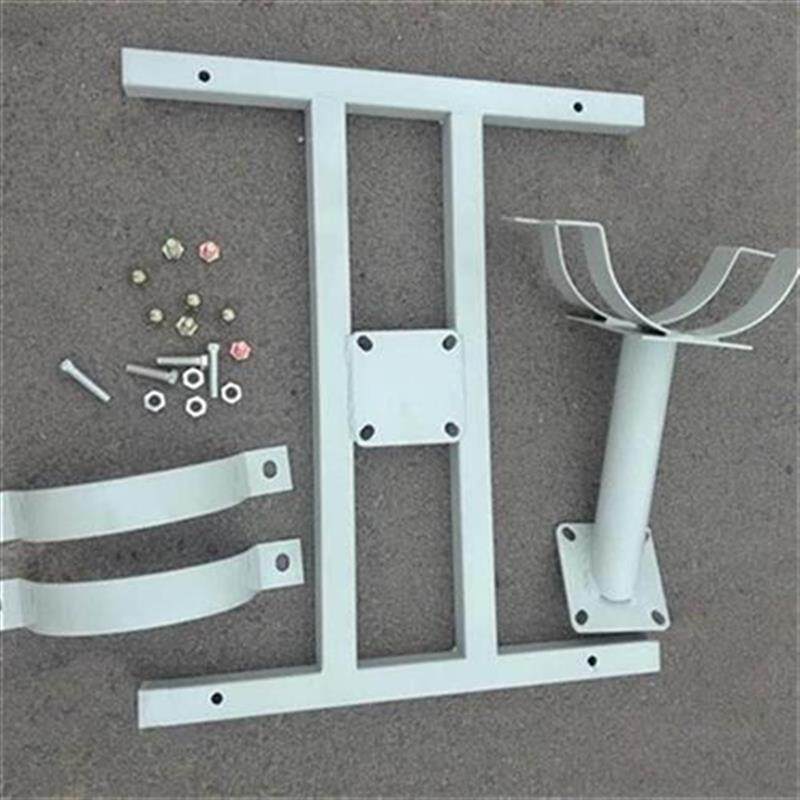 水泥立杆电池板抱箍支太阳能工字架电电杆灯具光伏支架