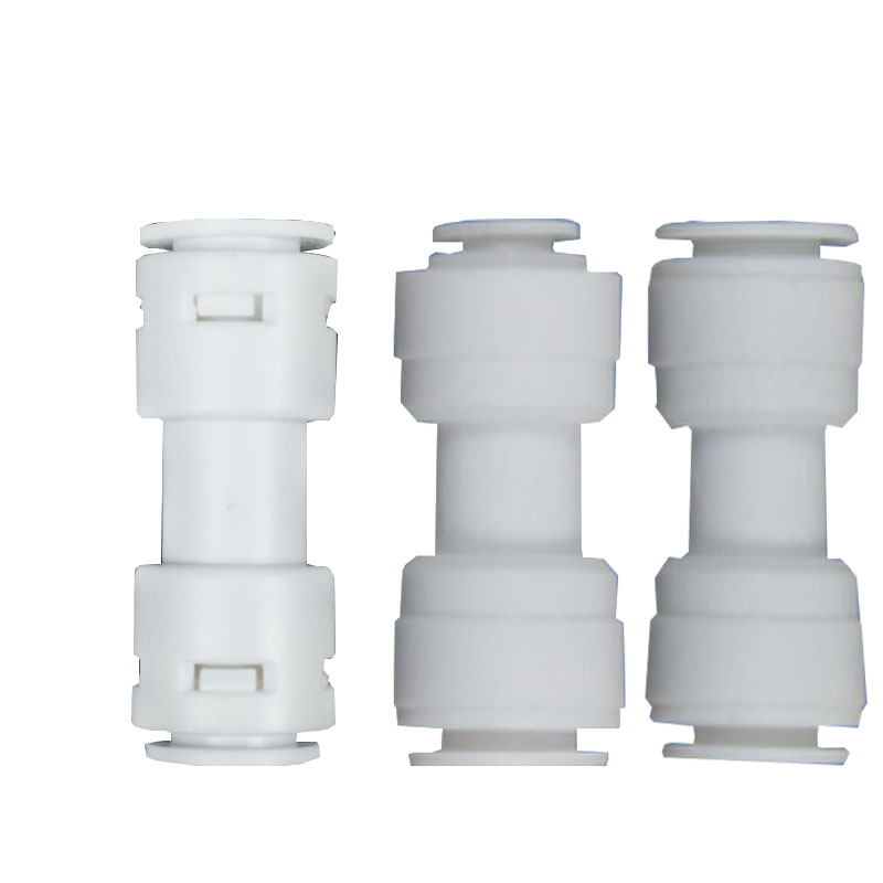 净水器接头连接水管饮水机三变三转纯水机快接直通三通