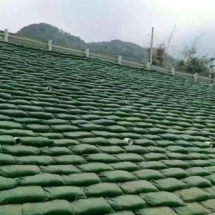 绿色生态袋土工布袋护o坡袋绿化袋植生袋草籽袋边坡袋连接扣pp408