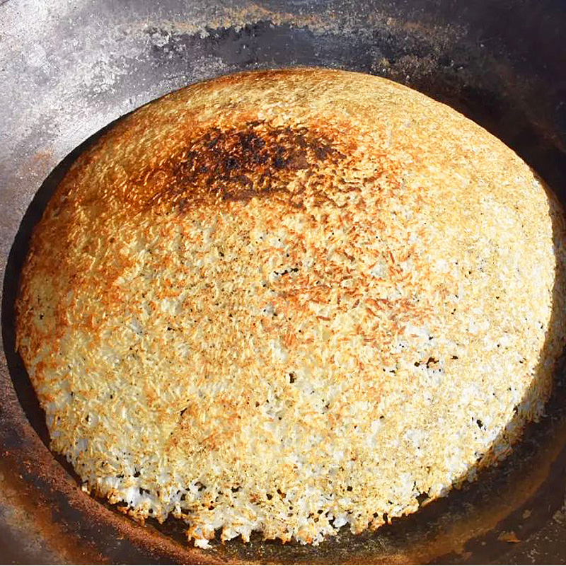 农家手工零食小吃小锅巴安徽特产柴火土灶咸味