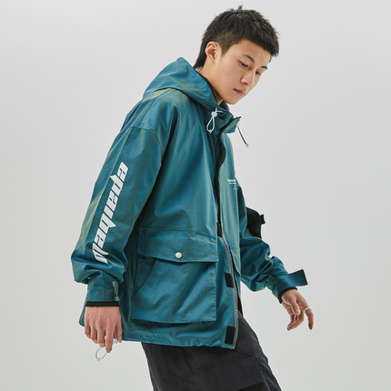 马切达2020年春季新款工装夹克男士韩版潮牌衣服潮流百搭春秋外套
