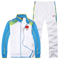 国家队运动服中国国旗刺绣涤纶男女运动员出场