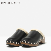 BeauToday穆勒鞋女獭兔毛半拖鞋包头无后跟懒