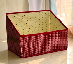 纳乐趣学生折叠书箱课本书本杂志盒子文具课桌