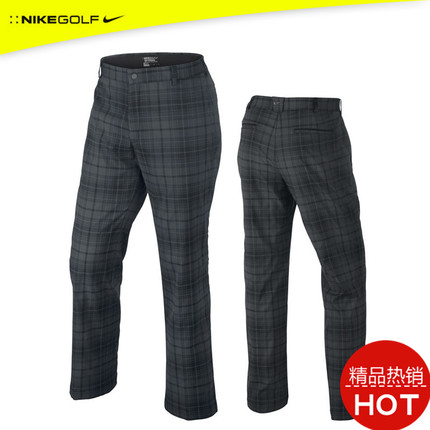 耐克高尔夫男裤NikeGolf PLAID高尔夫长裤#523565 速干透气