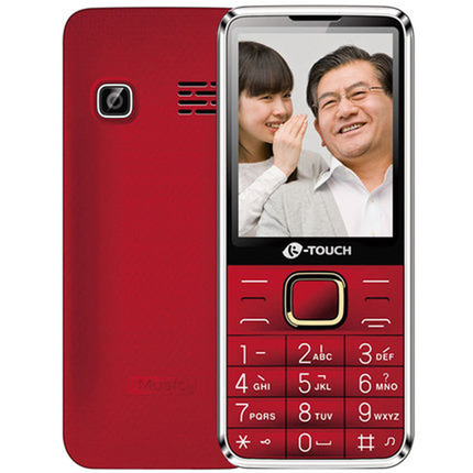 正品K-Touch/天语 T2移动联通版/E2电信版电信手机大字体大声音大屏移动联通老人机老年人手机备用学生待机长