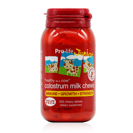 原装进口Prolife儿童牛初乳咀嚼片干吃 牛奶片