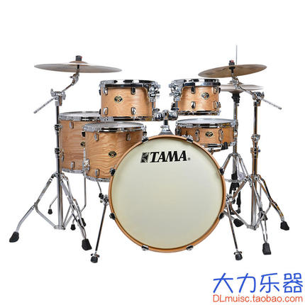 正品TAMA SilverStar ASH VA52KRS银星烤漆 五鼓架子鼓银星系列