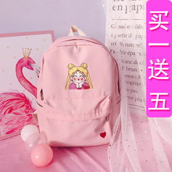 中餐厅舒淇同款粉色背包粉红色双肩包大容量女