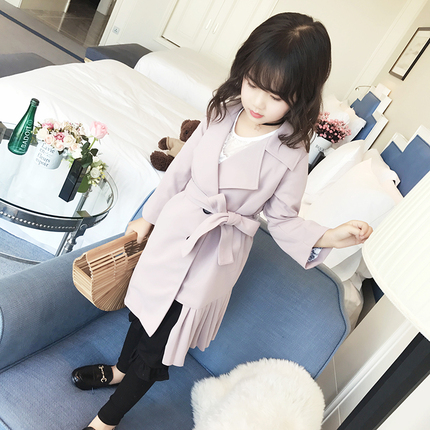 童装女童外套2018新款小童秋装韩版潮衣3宝宝外穿衣服5岁儿童风衣