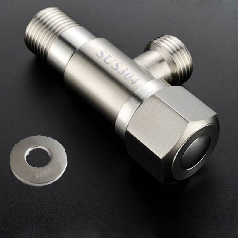 角阀三角全铜不锈钢止水冷热水通用角阀