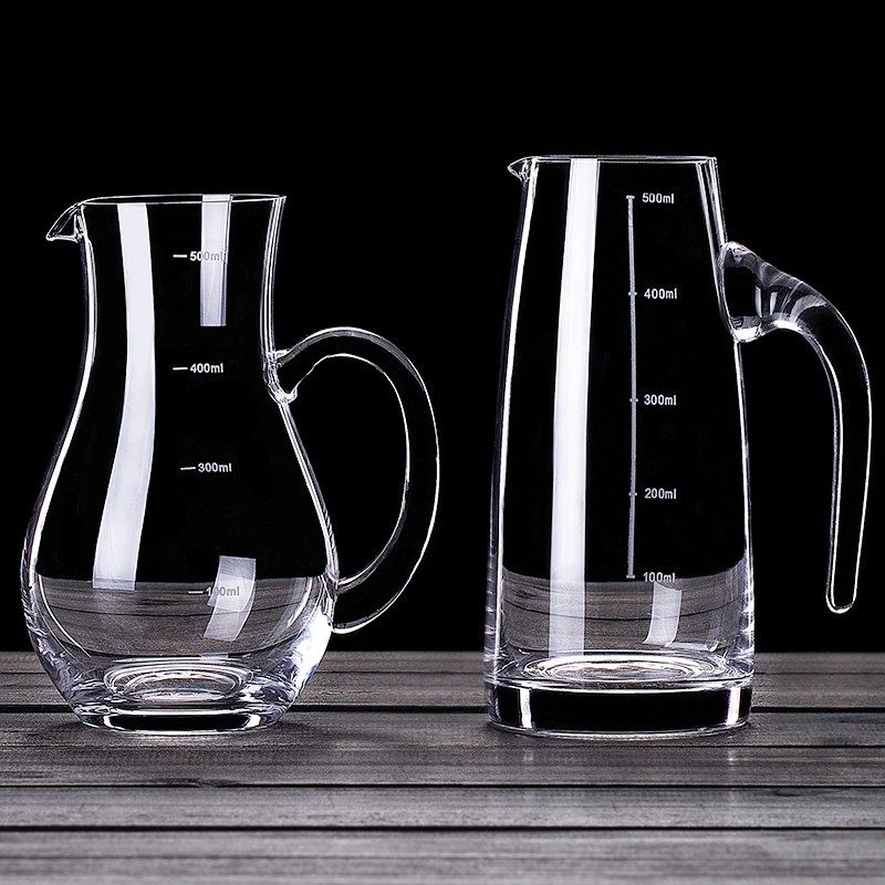 白酒酒器无铅铅玻璃红酒醒酒酒壶刻度扎壶洋酒玻璃杯