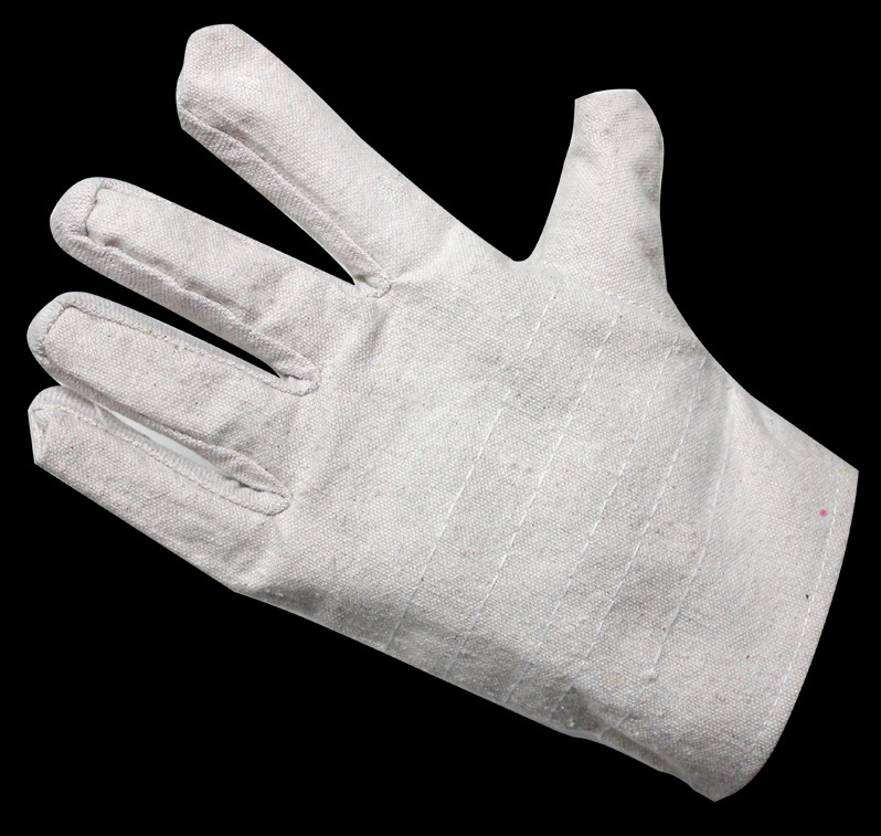 手套劳保帆布手套24道线耐磨加厚手套男工地护套防滑干活工作防护