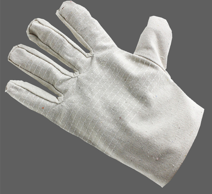 手套劳保帆布手套24道线耐磨加厚手套男工地护套防滑干活工作防护