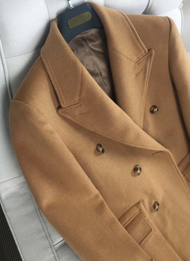 polocoat波鲁外套复古英伦经典风格中长修身羊绒毛呢大衣