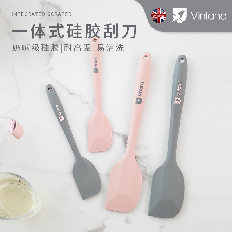 英国 vinland耐高温一体式硅胶刮刀烘焙奶油刮板工具蛋糕铲子抹刀 - 封面