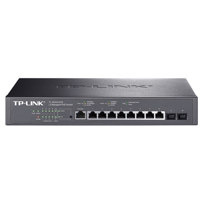 TP-LINK八口全千兆三层网管PoE交换机2个独立千兆SFP端口工程酒店企业园区办公组网网络接入汇聚TL-SG5210PE - 封面