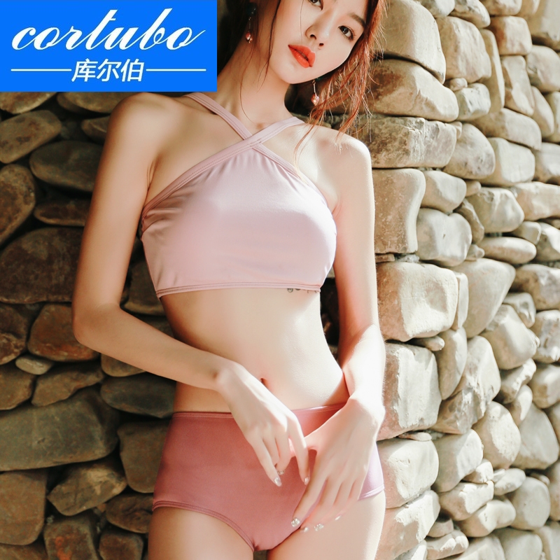 CORTUBO2018新款泳衣女三件套性感时尚显瘦小清新海边度假分体比 - 封面