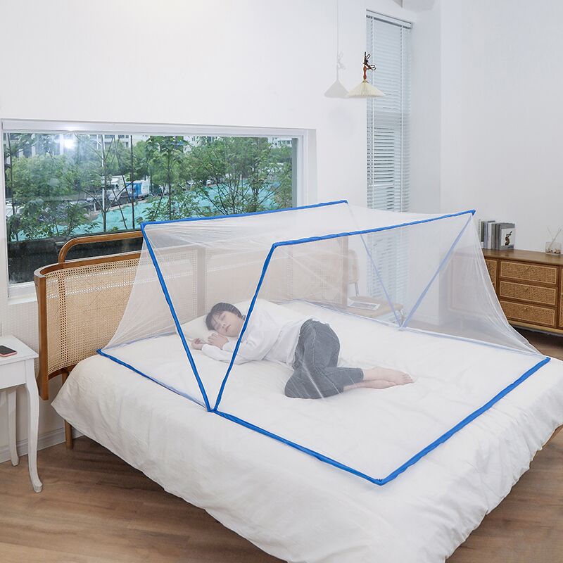 网红折叠蚊帐2021年新款蚊帐家用方便拆洗夏天学生宿舍蚊帐免安装 - 封面
