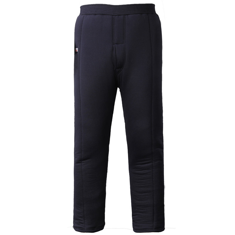 冬季驼绒棉裤男东北中老年爸爸保暖裤子老人加绒加厚男士打底内穿