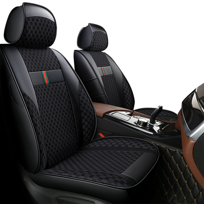 订做专用汽车座套全包布艺四季通用坐垫22款全包围座椅套亚麻布料