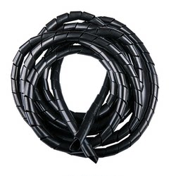 Winding tube 4-30mm spiral winding wire protective cover harness tube nylon plastic cable organizer black and white optional