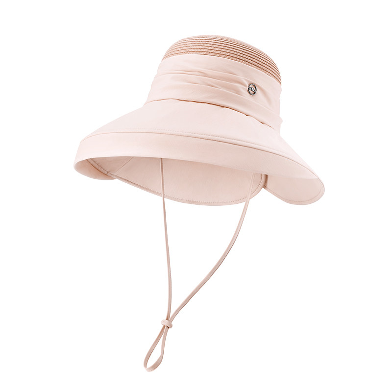 蕉下草帽遮阳帽女夏沙滩防晒大檐遮脸户外韩版可折叠渔夫太阳帽子