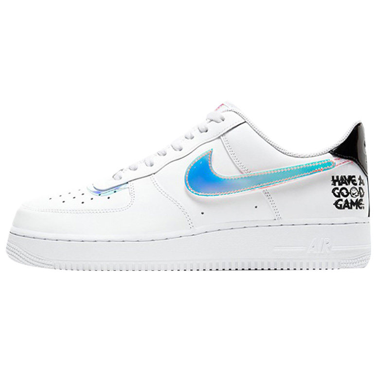 nikeairforce1af1镭射电玩像素空军一号高帮板鞋女dc2111191
