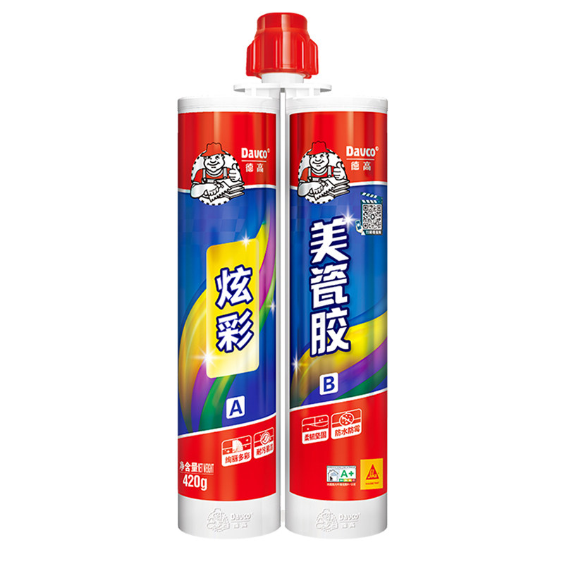 德高美缝剂家用美缝胶十大美缝品牌瓷砖地砖填缝剂防水施工勾缝剂