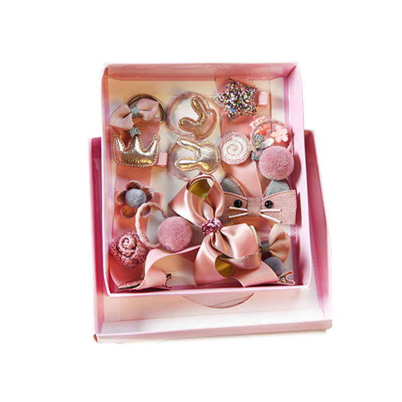 韓版兒童發飾套裝頭飾18件套禮盒發夾女童公主禮物套裝新年禮物在類目 節慶用品/禮品, 其它節慶用品中 - 來自Buy2taobao.com提供專業的淘寶代購服務