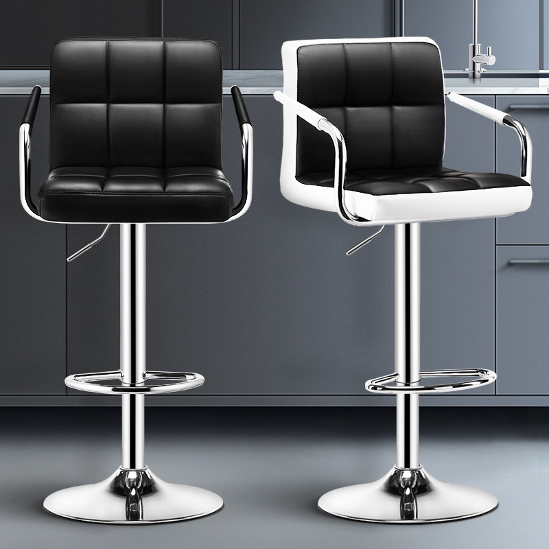 高档吧台椅升降吧凳靠背高脚凳现代简约高凳子收银台酒吧椅子家用