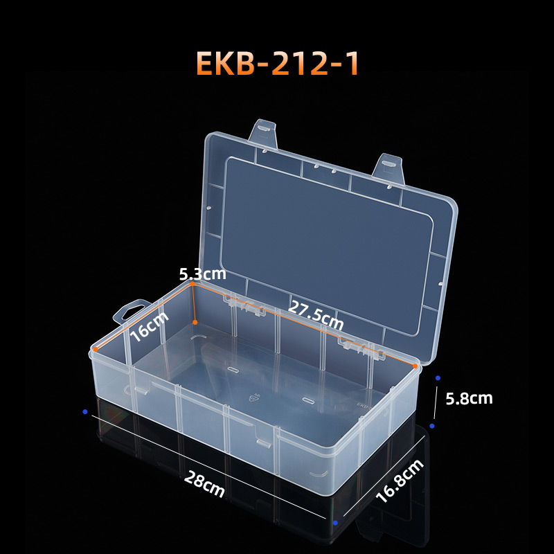 透明塑料盒防潮防虫储物盒维修工具五金零件盒饰品盒票据收纳盒