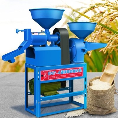 能碾米机家用小型胚芽米r精米机全自动新款220v打米机水稻谷.