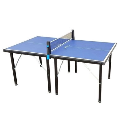 折叠儿童乒乓球j桌家庭标准型简易小型移动式带轮乒乓球台