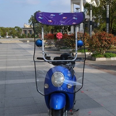 电动车可收缩雨棚折叠车棚篷n遮阳伞可收顶棚新款电瓶车可拆卸方已售0