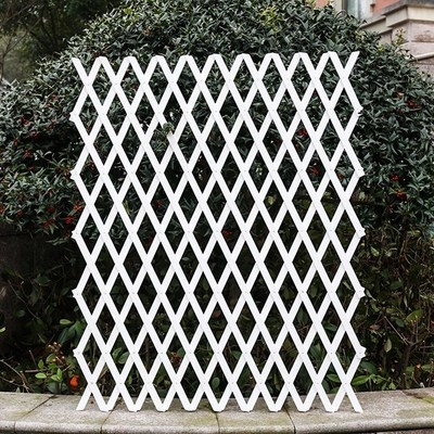 栏装饰围栏室内栅栏护栏白色塑料栅栏家庭小篱笆别墅花栏彩色花盆围