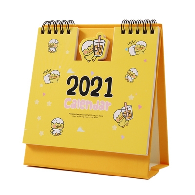 2021年办公l韩国版桌面农历小日历