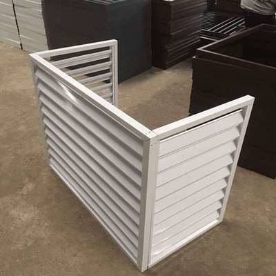 铝合金空调外机罩外机保护罩室外d百叶窗美化遮挡装饰防盗防雨